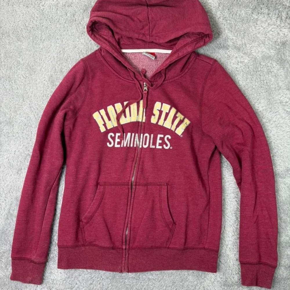 Colosseum burgundy‎ Florida State Seminoles zip up hoodie
